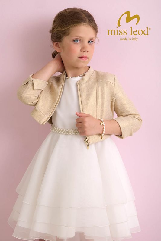Jurk "Sophie” – Elegante Miss Leod feestjurk voor communie, lentefeest, vormsel of huwelijk