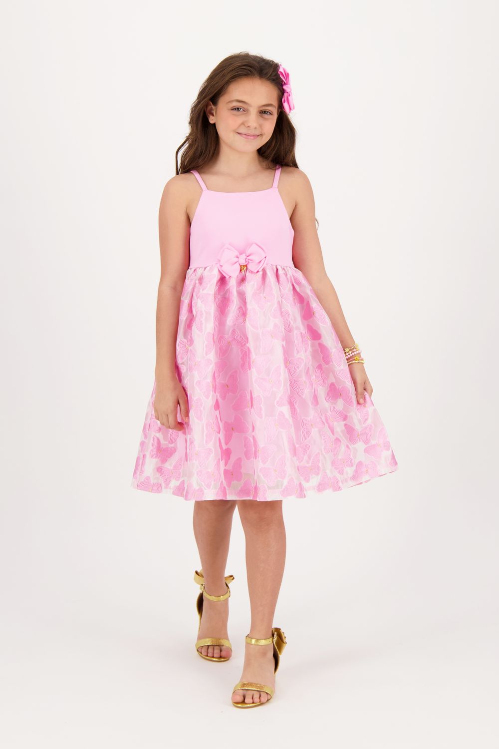 ✨ Outlet Angel’s Face – Roze speelse feestjurk ✨