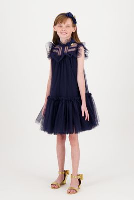 ✨ Outlet Angel’s Face – Donkerblauwe feestjurk met stipjes ✨ ✨ Outlet Angel’s Face – Donkerblauwe feestjurk met stipjes ✨