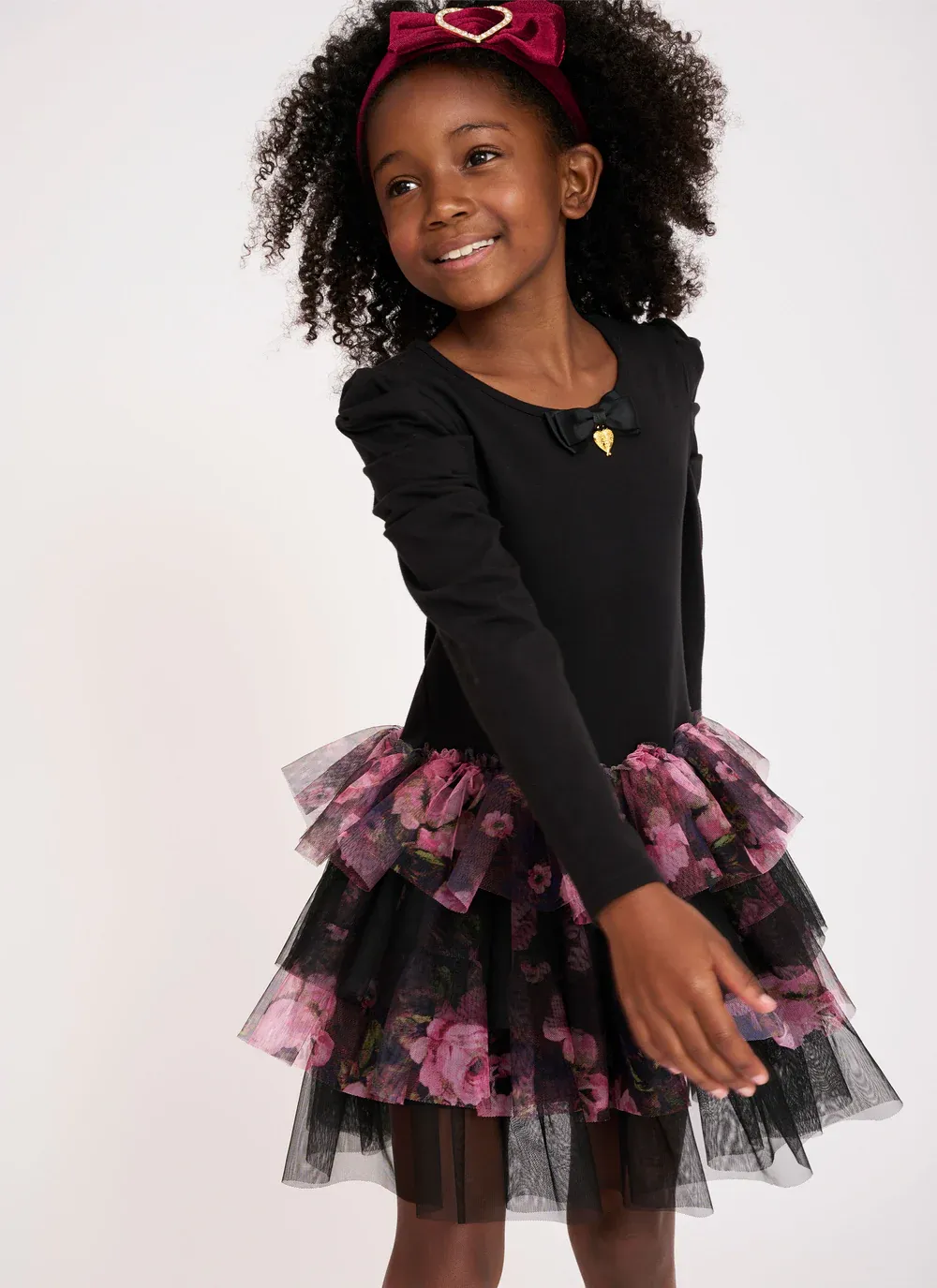 ✨ Outlet Angel’s Face – Zwarte feestjurk met rokje ✨