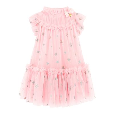 ✨ Outlet Angel’s Face – Roze feestjurk met sterretjes ✨