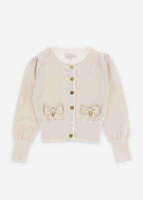✨ Outlet Angel’s Face – Beige glittertrui met strikjes ✨ ✨ Outlet Angel’s Face – Beige glittertrui met strikjes ✨