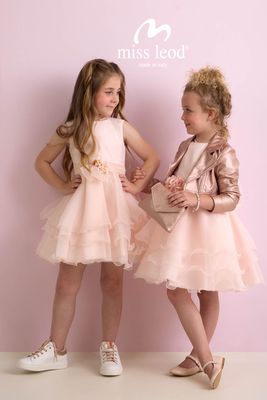 Jurk “Yara” – Elegante Miss Leod feestjurk voor communie, lentefeest, vormsel of huwelijk