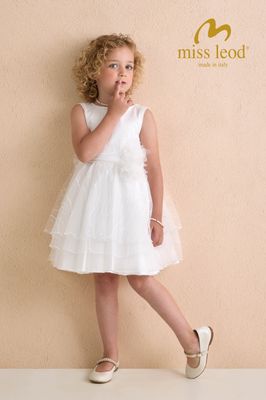 Jurk “Gloria” – Elegante Miss Leod feestjurk voor communie, lentefeest, vormsel of huwelijk