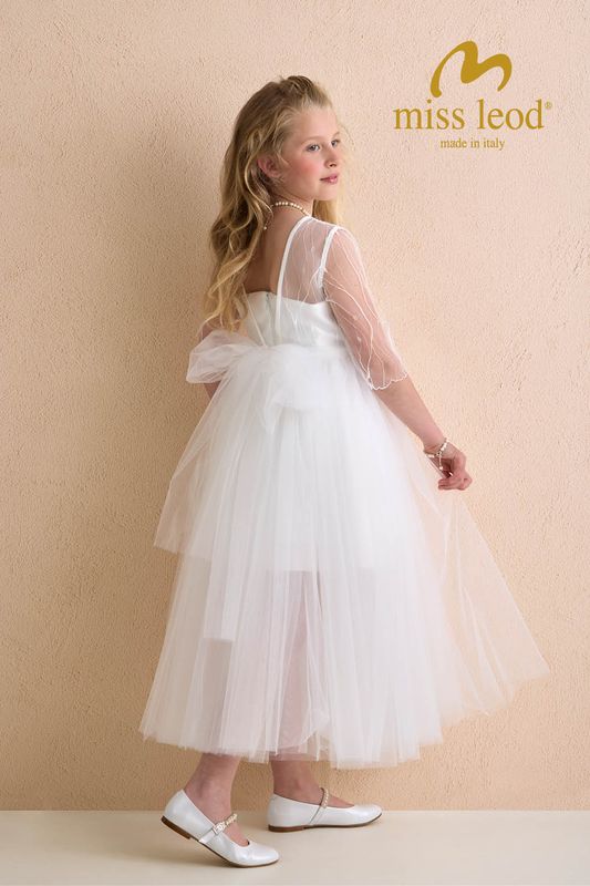 Jurk “Lune” – Elegante Miss Leod feestjurk voor communie, lentefeest, vormsel of huwelijk