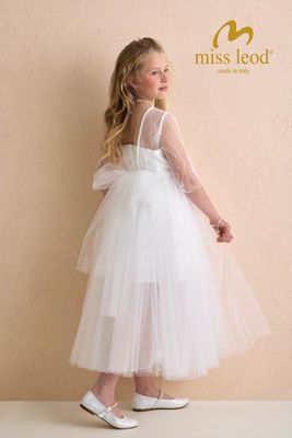 Jurk “Lune” – Elegante Miss Leod feestjurk voor communie, lentefeest, vormsel of huwelijk
