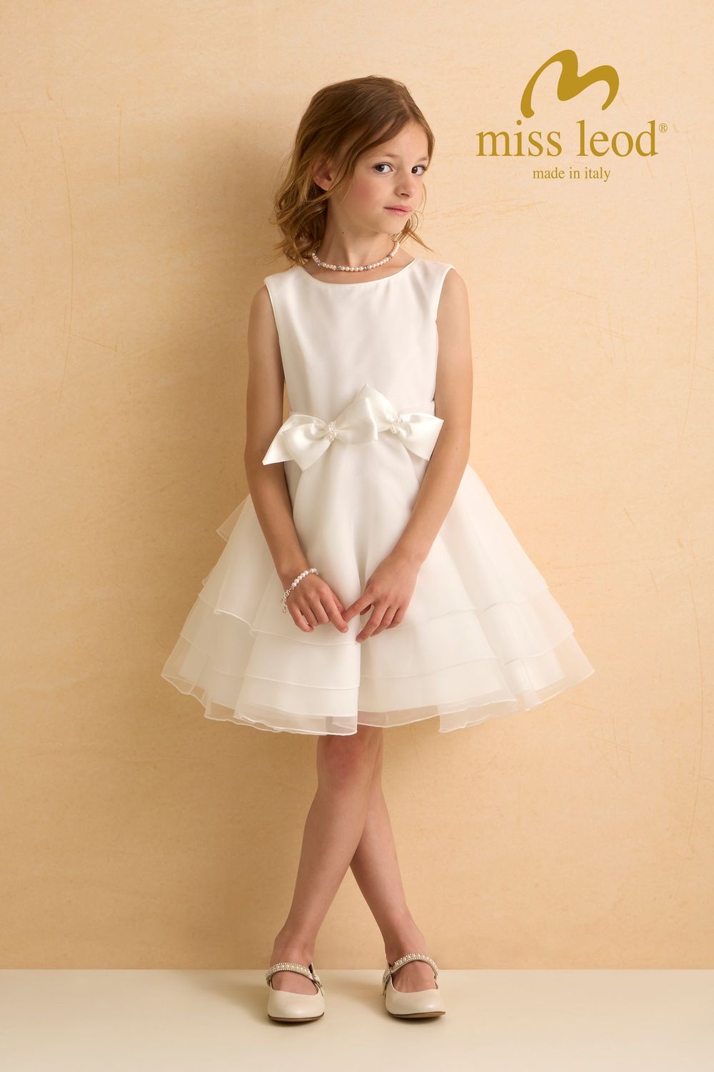 Jurk Jurk "Marie” – Elegante Miss Leod feestjurk voor communie, lentefeest, vormsel of huwelijk ✨ NU -20% korting