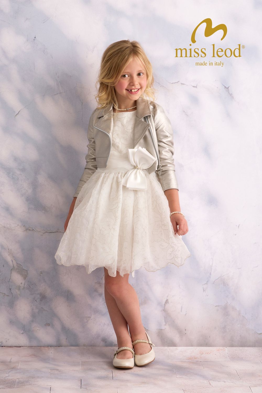 Jurk "Iris” – Elegante Miss Leod feestjurk voor communie, lentefeest, vormsel of huwelijk ✨ NU -30% korting