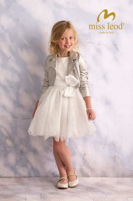 Jurk Jurk "Iris” – Elegante Miss Leod feestjurk voor communie, lentefeest, vormsel of huwelijk ✨ NU -30% korting