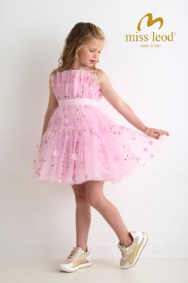 Jurk Jurk "Yara” – Elegante Miss Leod feestjurk voor communie, lentefeest, vormsel of huwelijk ✨ NU -30% korting