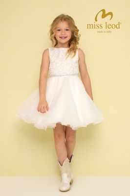 Jurk "Fie” – Elegante Miss Leod feestjurk voor communie, lentefeest, vormsel of huwelijk ✨ NU -30% korting