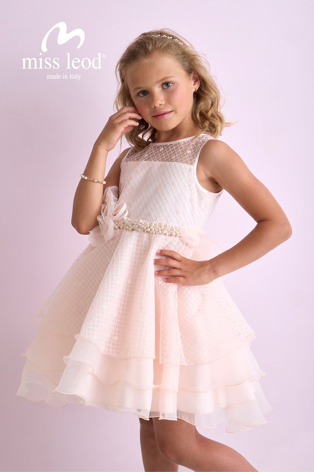 Jurk "Feline” – Elegante Miss Leod feestjurk voor communie, lentefeest, vormsel of huwelijk ✨ NU -30% korting