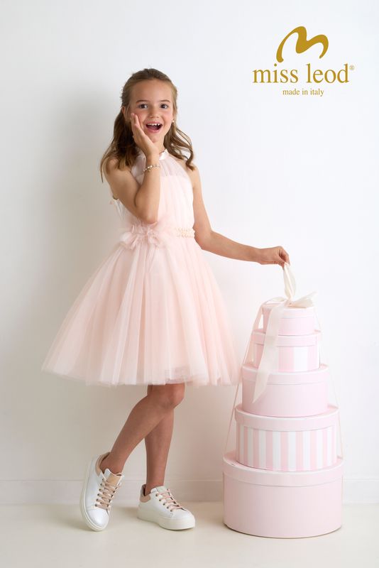 Jurk Jurk "Jolie” – Elegante Miss Leod feestjurk voor communie, lentefeest, vormsel of huwelijk ✨ NU -30% korting