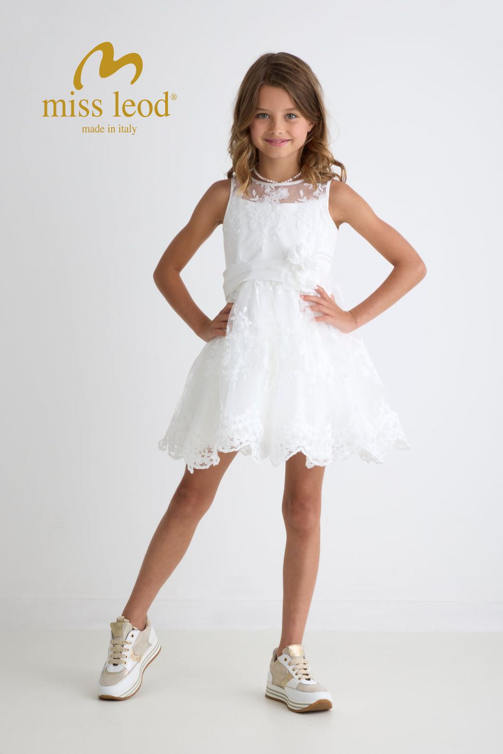 Jurk "Camille” – Elegante Miss Leod feestjurk voor communie, lentefeest, vormsel of huwelijk ✨ NU -30% korting