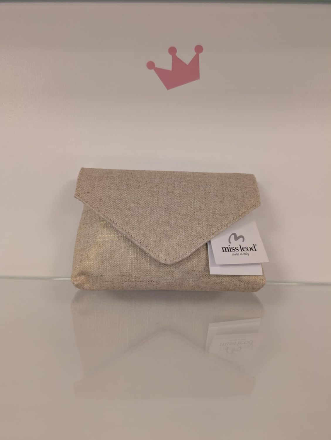 Mini clutch Goudglans Linen Mini clutch Goudglans Linen