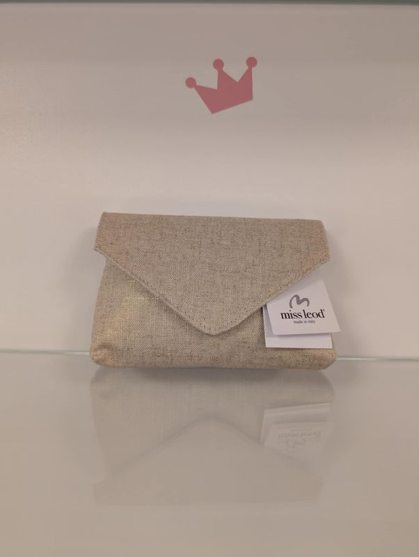 Mini clutch Goudglans Linen Mini clutch Goudglans Linen