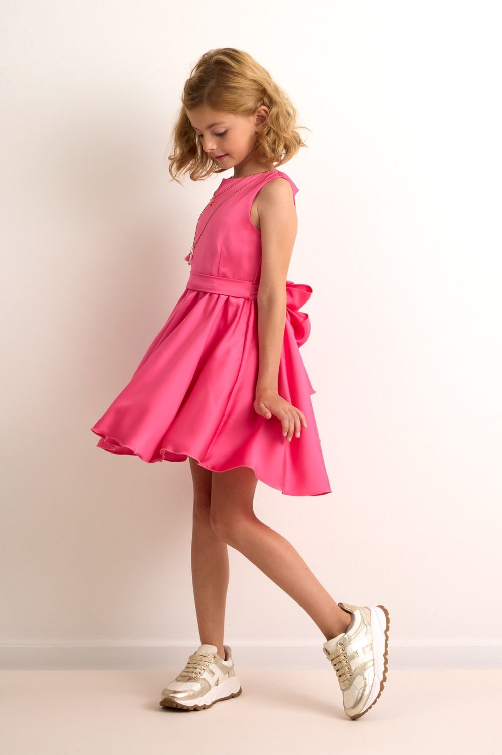 Jurk “Stefanie” - Elegante Miss Leod feestjurk voor communie, lentefeest, vormsel of huwelijk