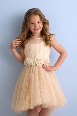 Jurk “Anna” - Elegante Miss Leod feestjurk voor communie, lentefeest, vormsel of huwelijk