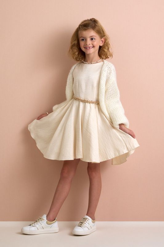 Jurk “Amanda” - Elegante Miss Leod feestjurk voor communie, lentefeest, vormsel of huwelijk Jurk “Amanda” - Elegante Miss Leod feestjurk voor communie, lentefeest, vormsel of huwelijk