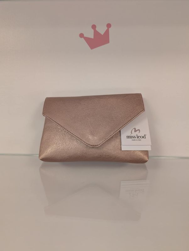 Mini clutch Rosé Leather