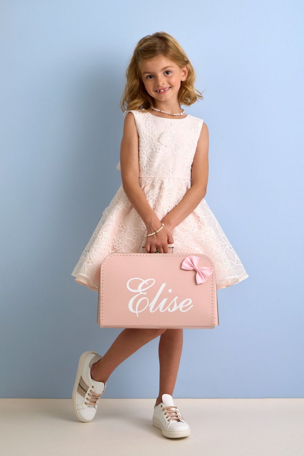 Jurk “Elise” - Elegante Miss Leod feestjurk voor communie, lentefeest, vormsel of huwelijk