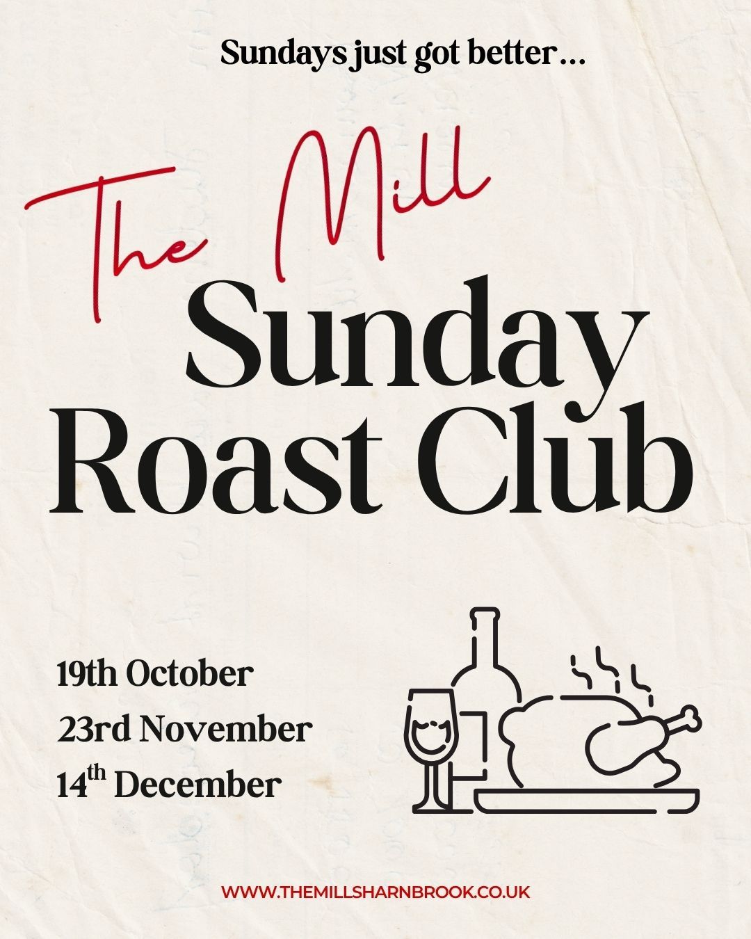 Sunday Roast Club 23rd November
