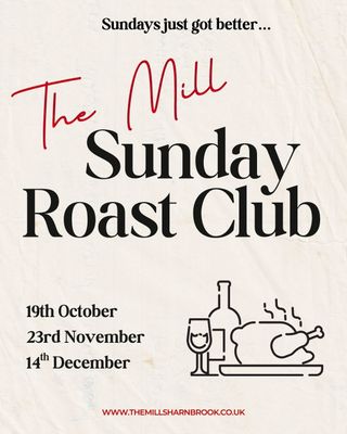 Sunday Roast Club  14th December