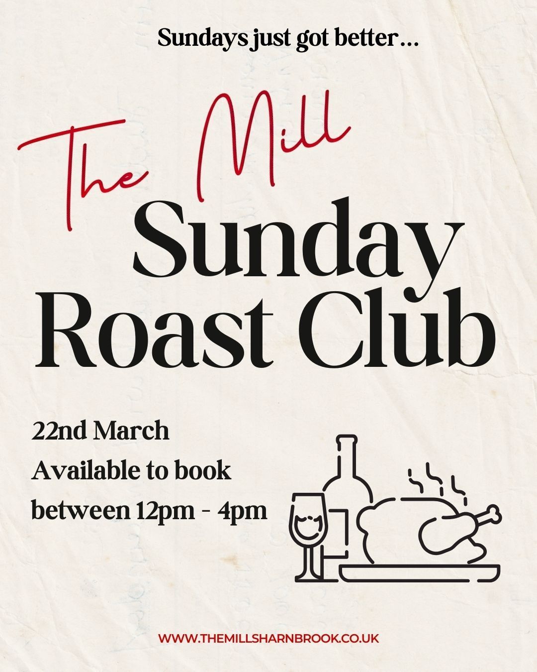 Sunday Roast Club 22nd March