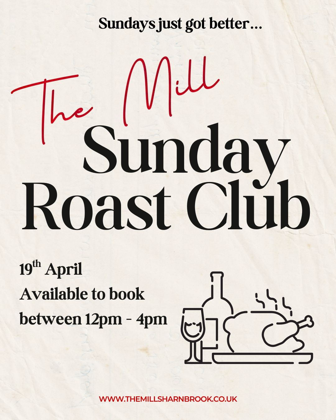 Sunday Roast Club 19th April