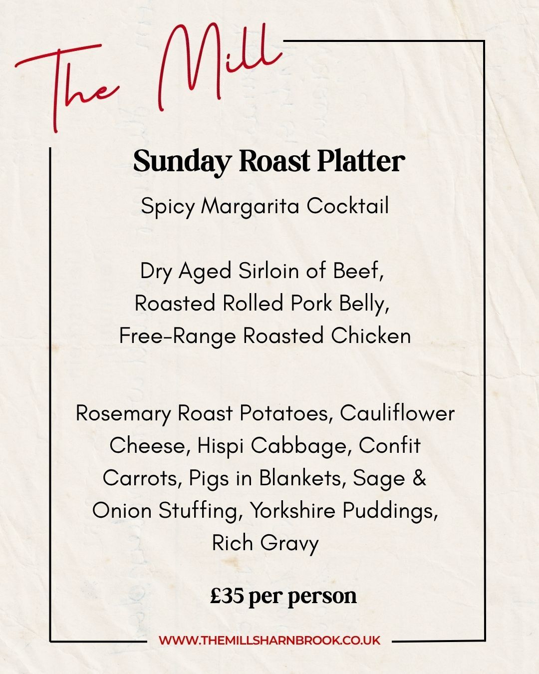 Sunday Roast Club 24th May