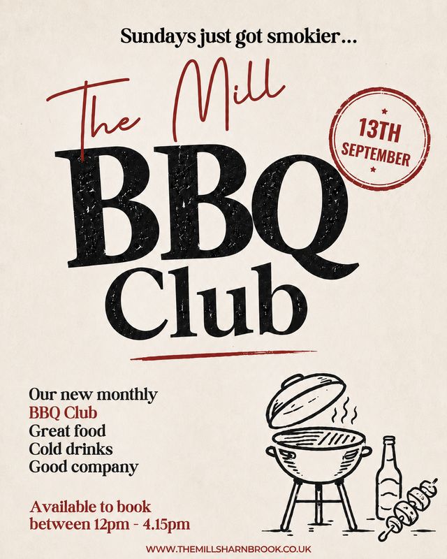 Sunday BBQ Club 13th September