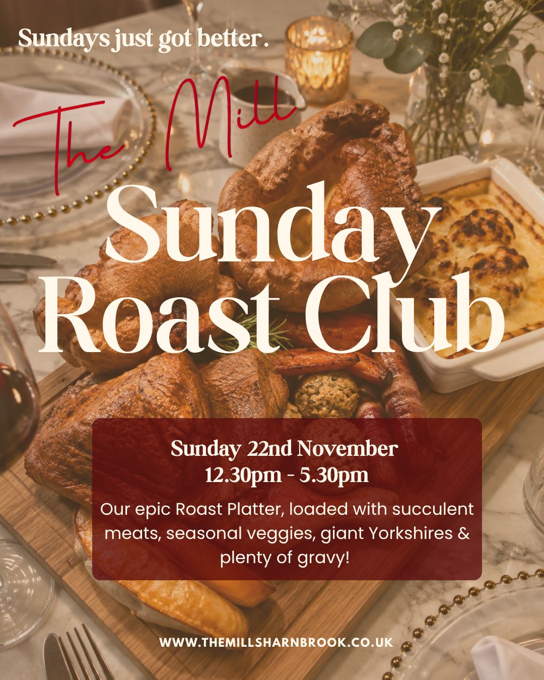 Sunday Roast Club - 22nd November
