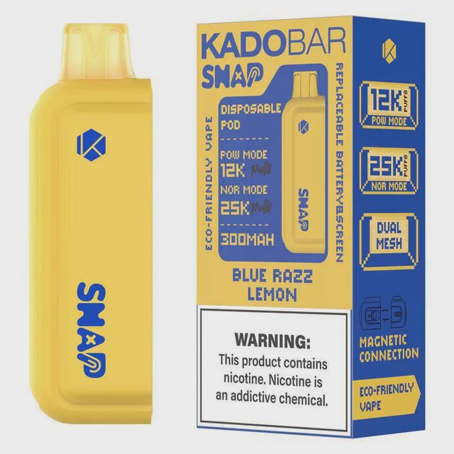 Kado Bar Snap 5% 25K Puffs Disposable Pod (Addon Battery Not Included)