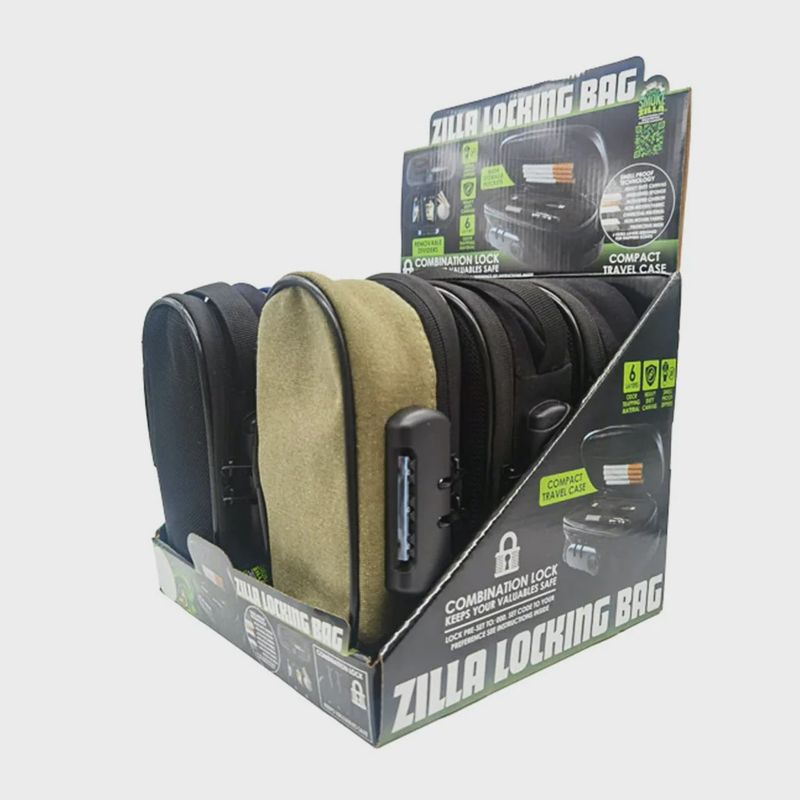 Smokezilla Canvas Smoking Bag With Pipe Tools - Assorted Colors