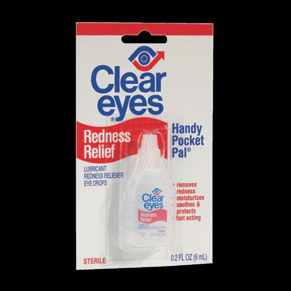 Clear Eyes Redness Relief Eye Drops Handy Pocket Pal 0.20 oz