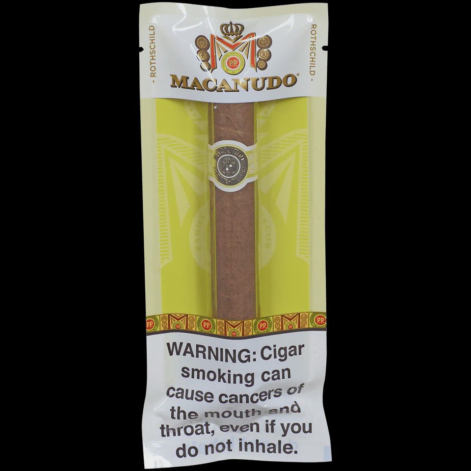 Macanudo Cafe Rothschild Robusto Fresh Pack Premium Cigar Pouch 5.5 x 50