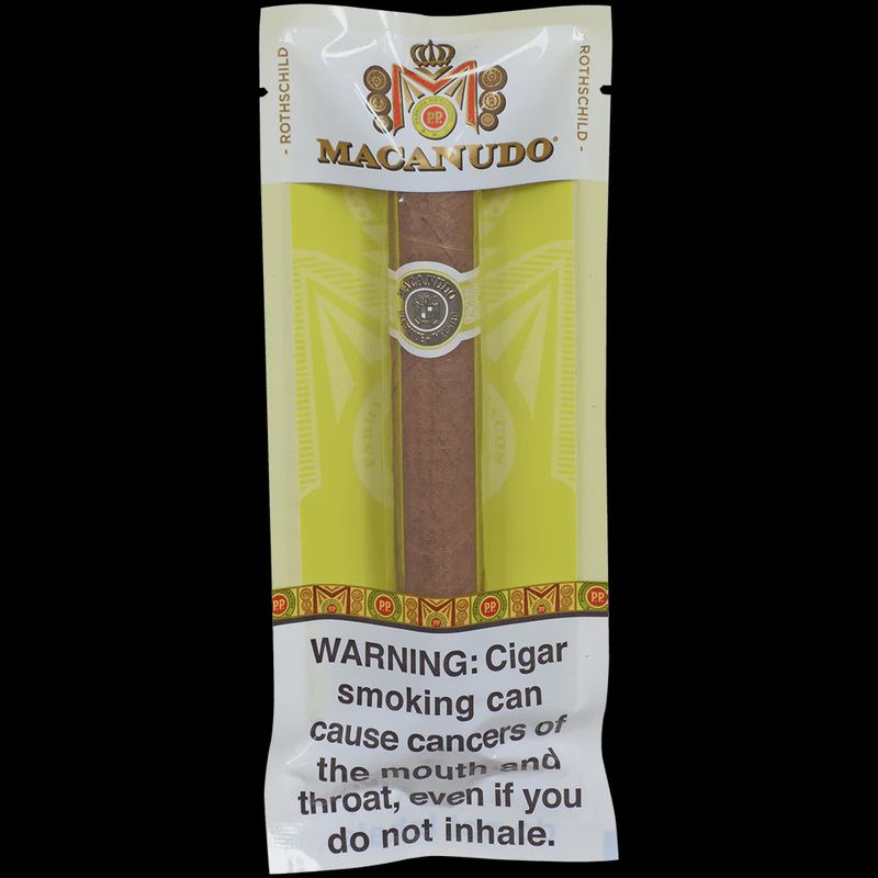 Macanudo Cafe Rothschild Robusto Fresh Pack Premium Cigar Pouch 5.5 x 50