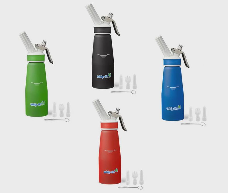 Whip-It! 1/4 Liter Pro Cream Whipper With White Head [FOOD PURPOSE ONLY]