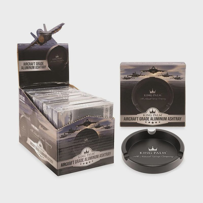 King Palm Aircraft Grade Aluminum Ashtray 90mm