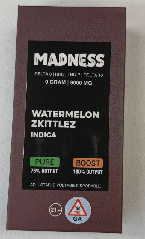 Madness 9 Gram Disposables