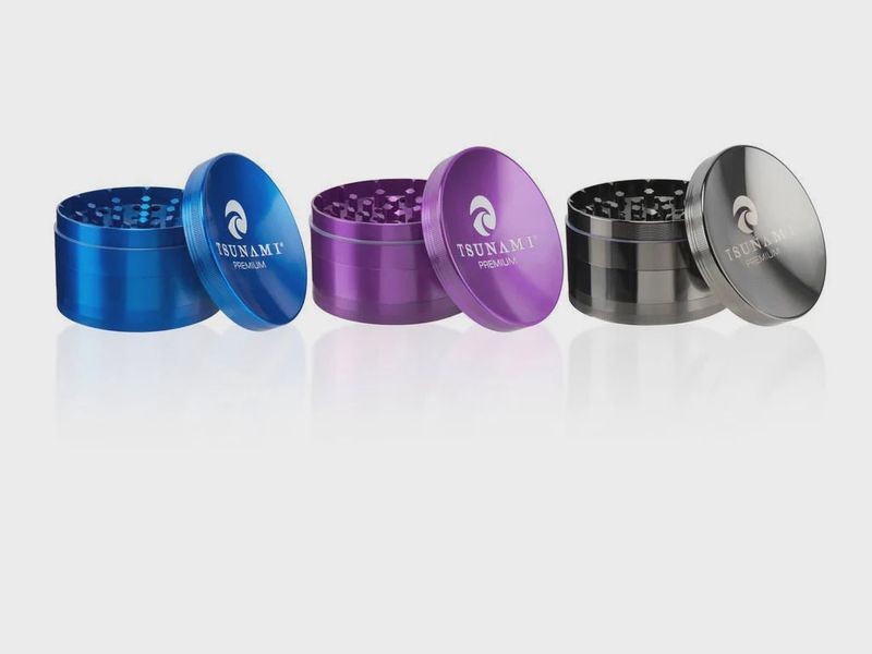 Tsunami Premium 100MM Sunken Top Dry Herb Grinder