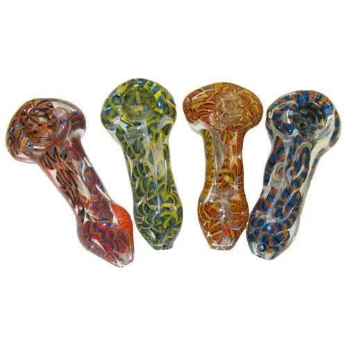 4&quot; Thick Frit Art Hand Pipe