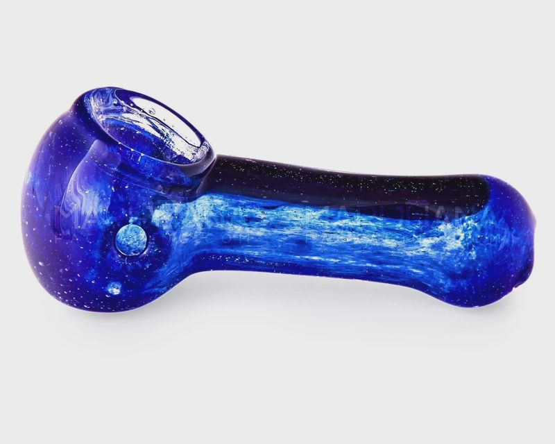 Dichro &amp; Gold Fumed Spoon Hand Pipe | 2.5in Long - Glass - Assorted