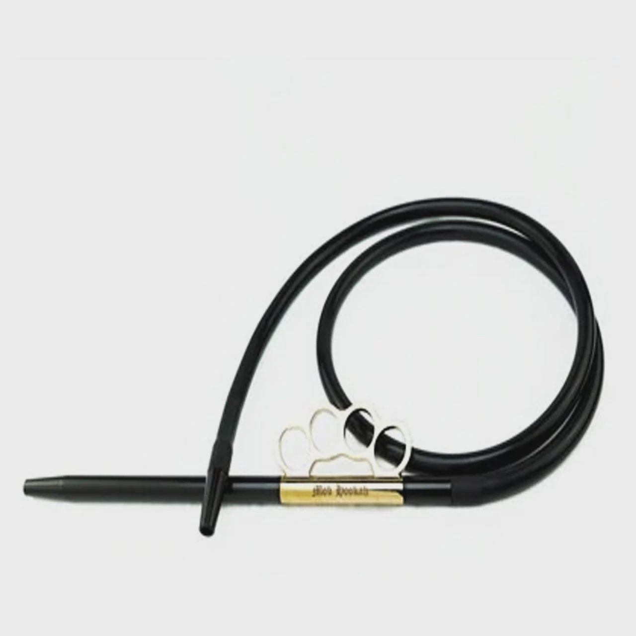 Zebra Smoke Brass Knuckle Hookah Hose - Assorted Colors [PA-16]