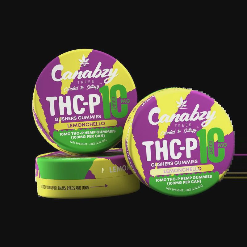 Canabzy CBD-P Gushers Gummies 35mg 10ct/pk
