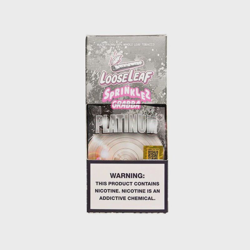 Loose Leaf Sprinklez Grabba Pipe Crush Tobacco 5ct