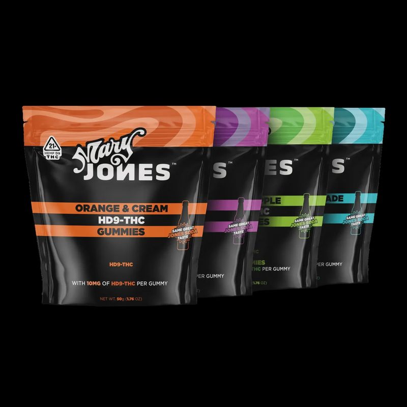 Mary Jones D9 Gummies 50mg 10ct