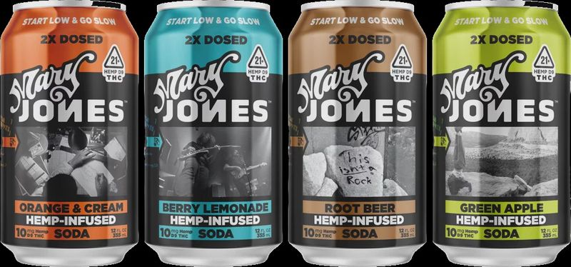 Mary Jones – Hemp Derived 10mg D9 12oz Soda