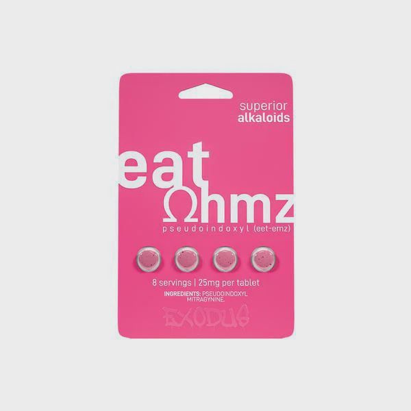 Eat Ohmz By Exodus Superior Alkaloids Pseudo Tablets 4ct (25MG) PINK