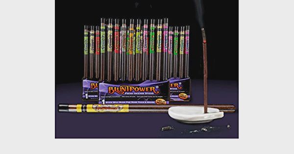 Blunt Power 100% Concentrated Fresh 17&quot; Assorted Scents Incense Tube (6 Sticks Per Tube)